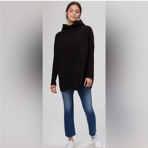 Free people ‘Ottoman’ slouchy sweater size medium color black